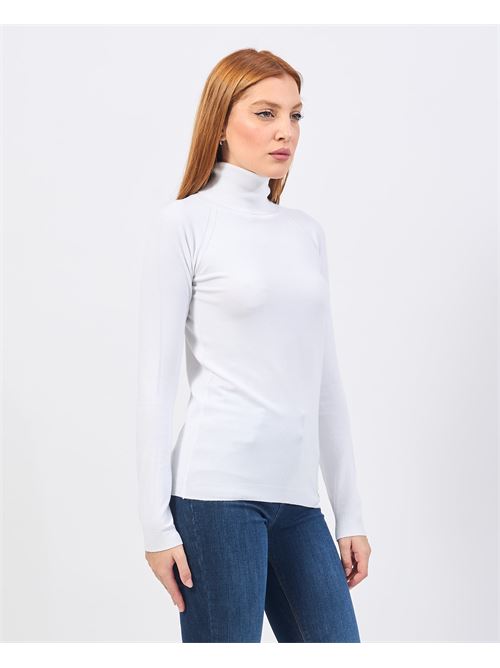 Mademoiselle du monde turtleneck sweater MADEMOISELLE DU MONDE | F74-5055BIANCO